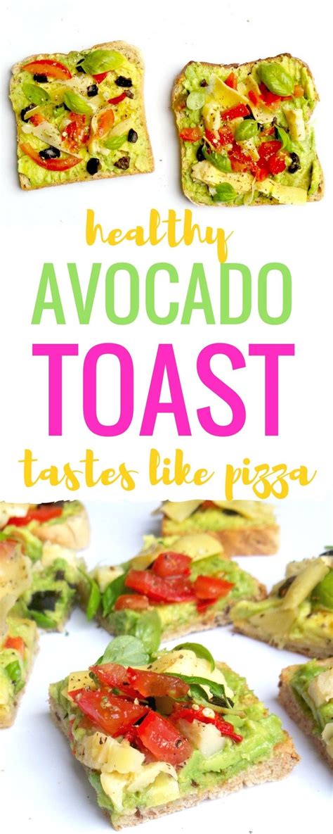 5 Minute Avocado Toast That Tastes Like Pizza Beauty Bites Recipe