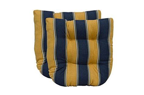 Check out our wicker chair cushion selection for the very best in unique or custom, handmade pieces from our chair pads shops. Set of 2 - Universal U Shape Wicker Style Tufted Indoor ...