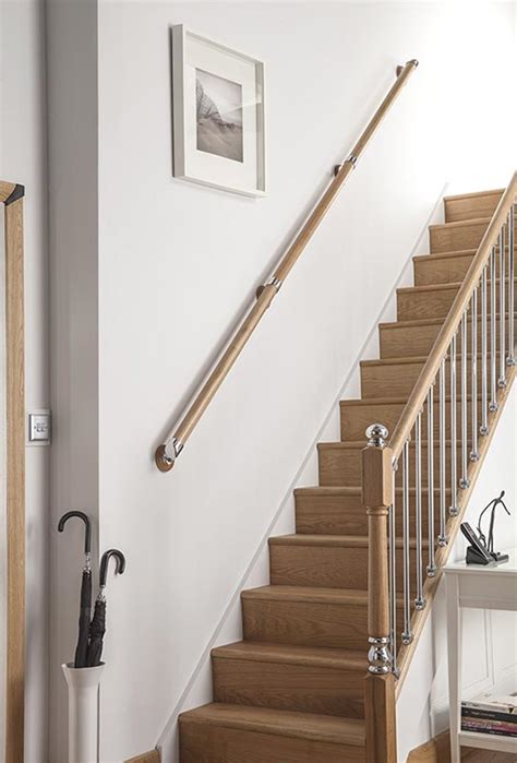 Paired with the right balusters, this type of handrail can be the perfect option for an entryway staircase. Rail in a Box | Stair Parts | Cheshire Mouldings