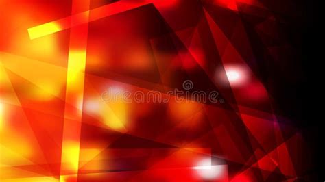 Abstract Black Red And Yellow Modern Geometric Shapes Background