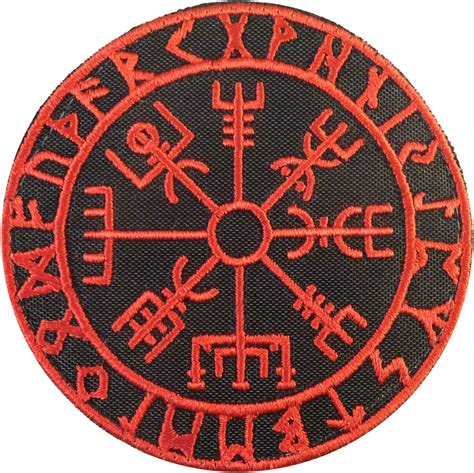 Vegvisir Viking Compass Norse Rune Morale Tactical Hook And Loop Patch