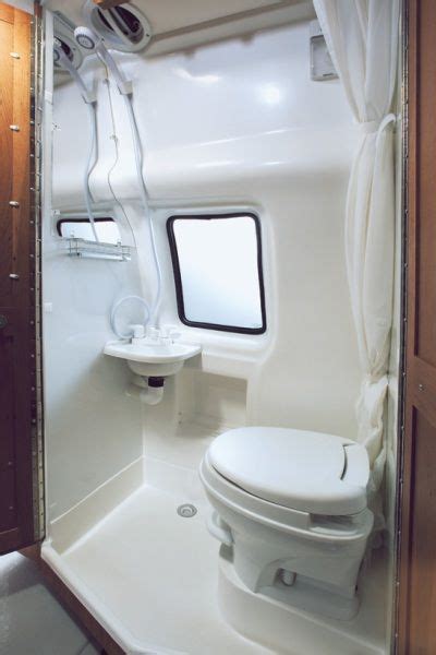 Rv Showers The Shower Can Be Used As A Sit Down Shower With The
