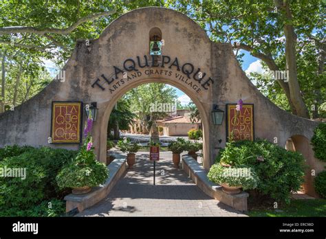 Entrance Arch Of Tlaquepaque Arts And Crafts Village Sedona Arizona