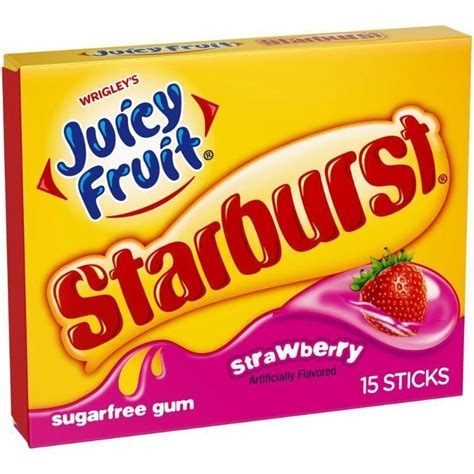 Starburst Gum Juicy Fruit Gum Gum Flavors Fruit Gums