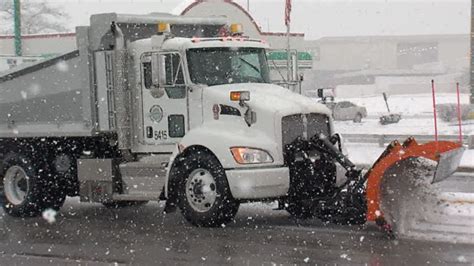 Indianapolis Snow Plow Salt Truck Drivers Get Ready For Winter