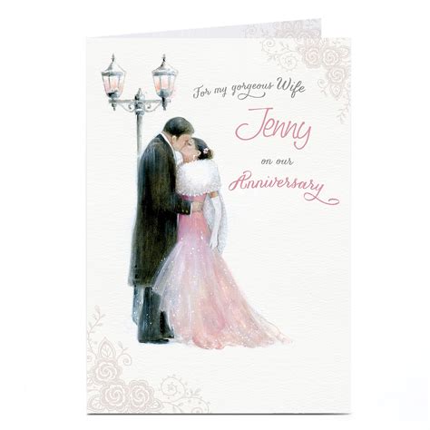 Buy Personalised Anniversary Card For My Gorgeous Wife For Gbp 179