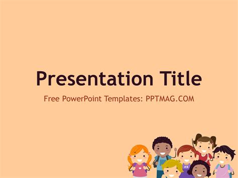 Free Children Powerpoint Template Prezentr