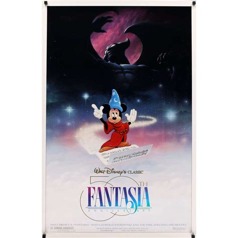 Fantasia Affiche De Film 69x104 R1990 Walt Disney