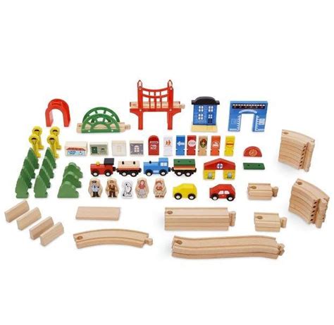 Hot Little Tikes Real Wooden Train Table Set For Kids Deluxe Over