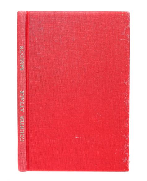 Counter Attack And Other Poems By Sassoon Siegfried 1918 Maggs