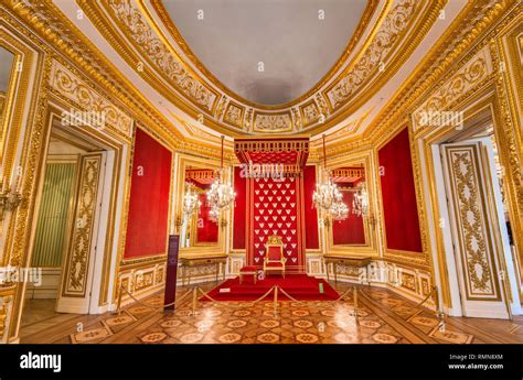 The Throne Room At Royal Castle In Warsaw Poland Stock Photo Alamy