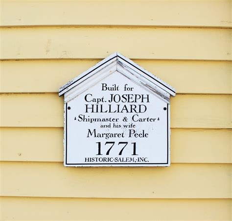 Historic House History And Plaque Program Historic Salem Inc
