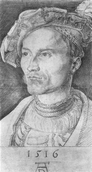 Portrait Of A Man 1516 Albrecht Durer