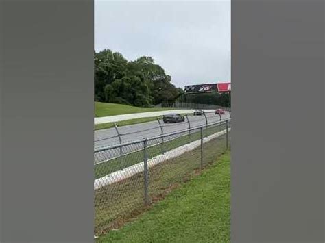 Triple threat at turn 8 Road Atlanta #roadatlanta #justtrackit - YouTube