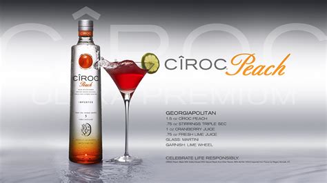 Open Bar Ciroc Mixed Drink Recipes Ciroc Drinks Ciroc Peach Peach Vodka