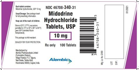 midodrine fda prescribing information side effects and uses