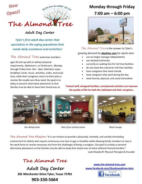 The Almond Tree Adult Day Care Digital Brochure