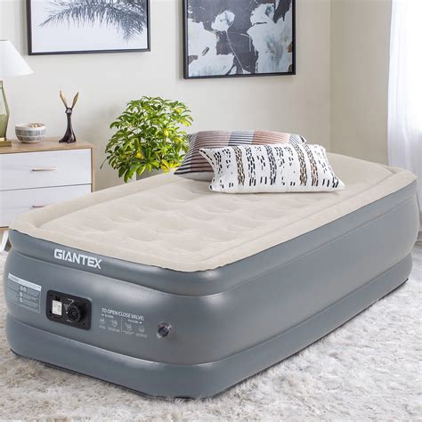 Costway 20twin Size Air Mattress Elevated Raised Bed Inflatable Built