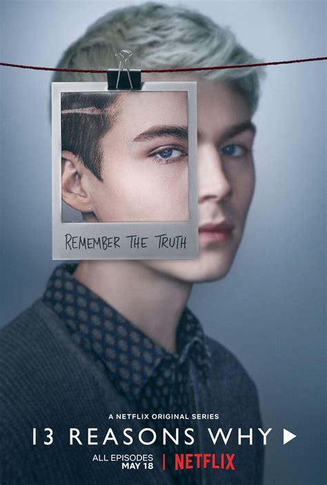 13 Reasons Why S2 Poster Miles Heizer As Alex Standall Thirteen
