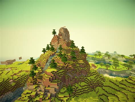 Terraformed Mountian First Mountain Ever Minecraft Map
