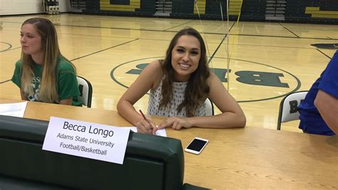 High School Kicker Becca Longo Makes College Football History Signs Letter Of Intent