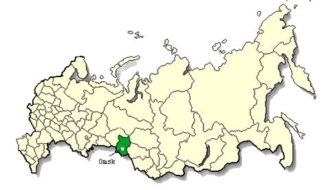 Omsk Map