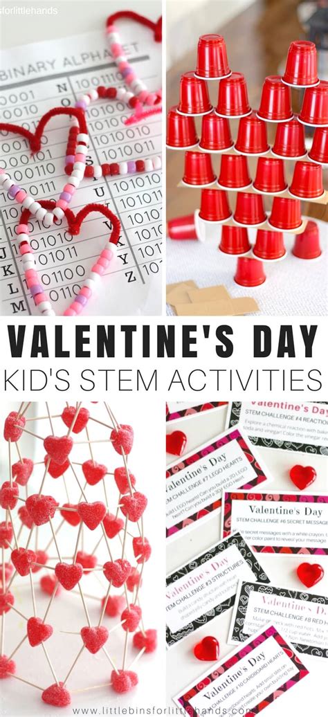 Valentines Day Stem Activities And Challenges For Kids