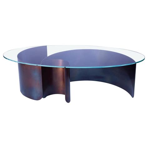 Huge selection of quality rugs & home decor at competitive pricing. Wave Oval Coffee Table 2 in Contemporary Heat Tempered ...