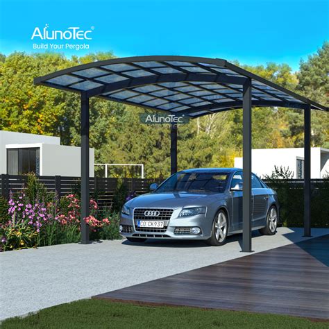 Alunotec Strong Wind Resistance Roof Outdoor Carport Shelter Sun Shade