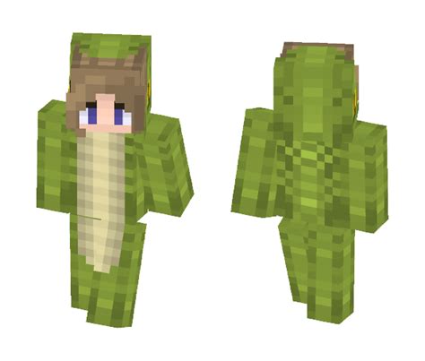 Download Crocodile Male Female Versions Minecraft Skin For Free