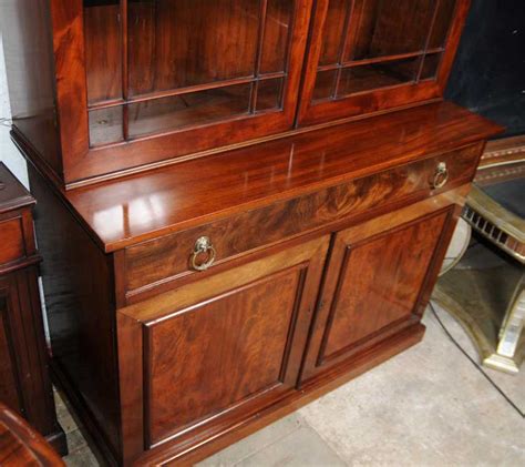 Check out how i decided on the fabrikor and how i manage lighting. Regency Mahogany Bookcase Glass Fronted Display Cabinet ...