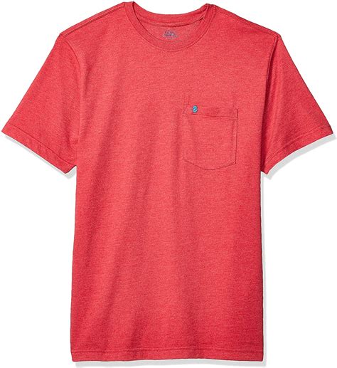 Izod Mens Saltwater Short Sleeve Solid T Shirt With Pocket Ebay