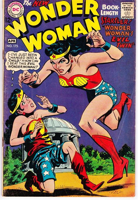 Wonder Woman 175 1st Series 1942 April 1968 Dc Comics Grade Fine Wonder Woman Comic Dc