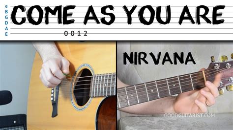 Come As You Are Guitar Tutorial Nirvana Easy Guitar Lesson Riff