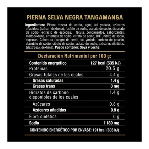 Pierna De Cerdo Tangamanga Selva Negra 150 G Walmart