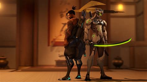 2560x1440 Genji And Hanzo 1440p Resolution Hd 4k Wallpapers Images