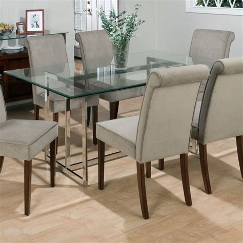 Rectangular Glass Dining Table Set K And B Furniture Belmont 5 Piece