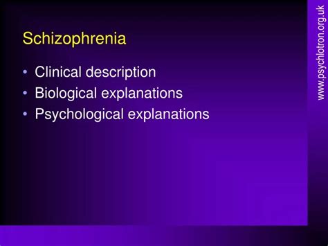 Ppt Schizophrenia Powerpoint Presentation Free Download Id9142998