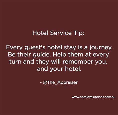 Hotelservicetip Every Guests Hotel Stay Is A Journey Be Their Guide
