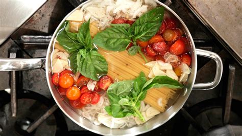 Easy to make, both pasta and sauce. Video: Martha Stewart's One Pot Pasta Recipe | Martha Stewart