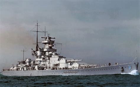 Asisbiz Kriegsmarine Kms Scharnhorst Class Battlecruisers Battleship