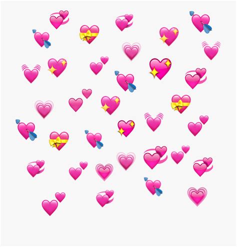 Download And Share Heart Emojis Png Heart Emoji Meme Transparent