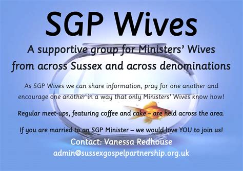 Sgp Wives Sussex Gospel Partnership