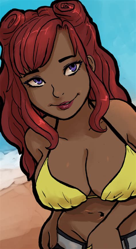 Emma At The Beach By Fappuccino Hentai Foundry