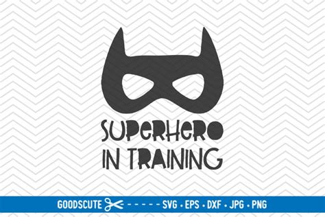 Superhero In Training Svg Dxf  Png Eps