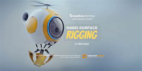 Creative Shrimp Hard Surface Rigging In Blender Free Download