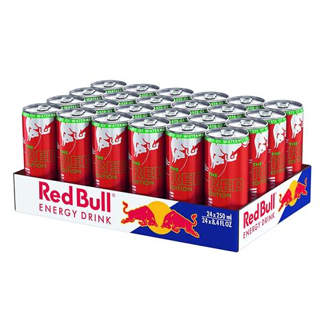 Buy Red Bull Energy Drink Watermelon Red Edition 84 Fl Oz 24 Pack