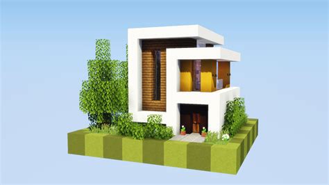 Below is how to craft a small minecraft house using commonly found items. Super small modern house : Minecraft