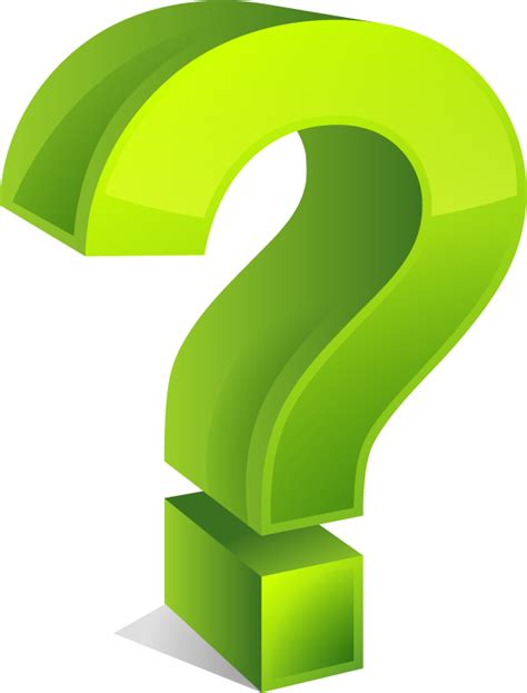 Green Question Mark Png Transparent Image Download Size 596x784px