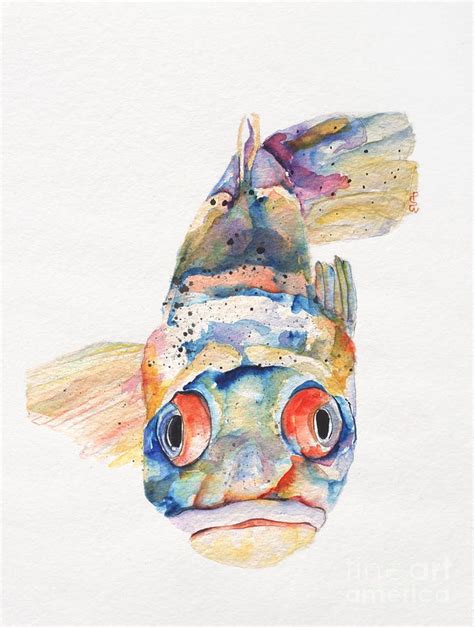 Blue Fish Fish Art Art Art Prints